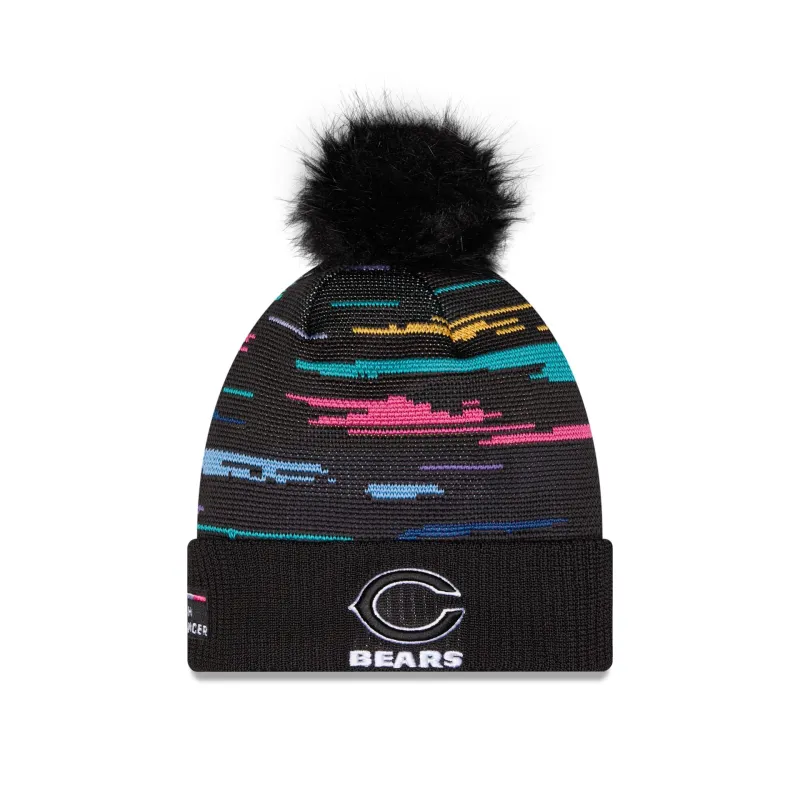 Chicago Bears 2026 Crucial Catch Women's Pom Knit Hat made by New Era