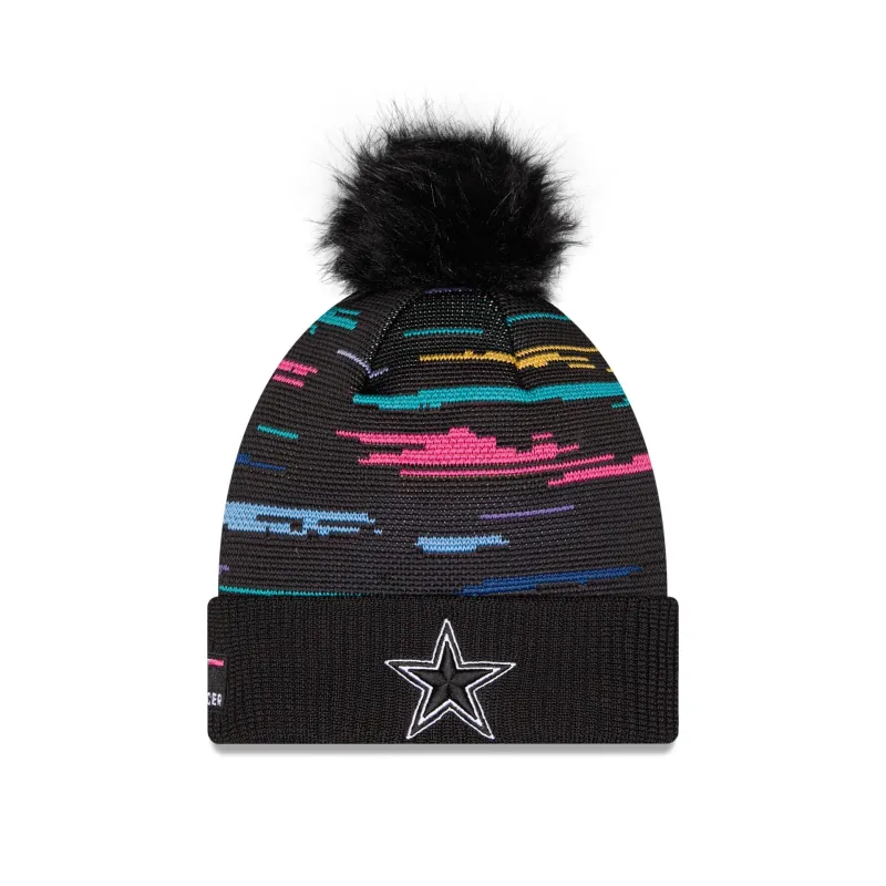 Dallas Cowboys 2026 Crucial Catch Women's Pom Knit Hat made by New Era