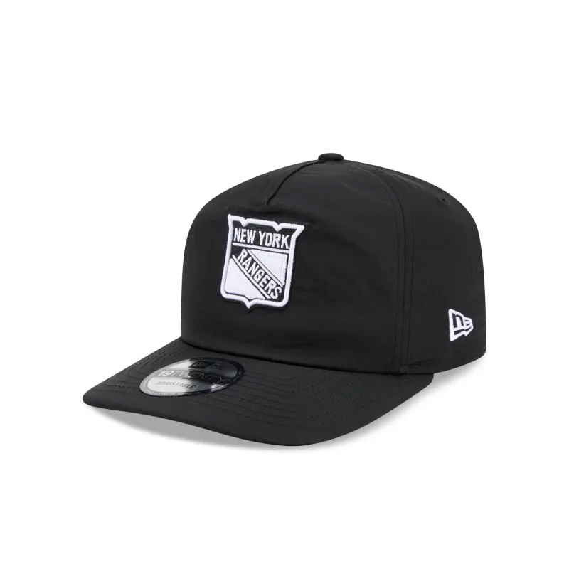 New York Rangers Nylon Black 19TWENTY Adjustable Hat made by New Era