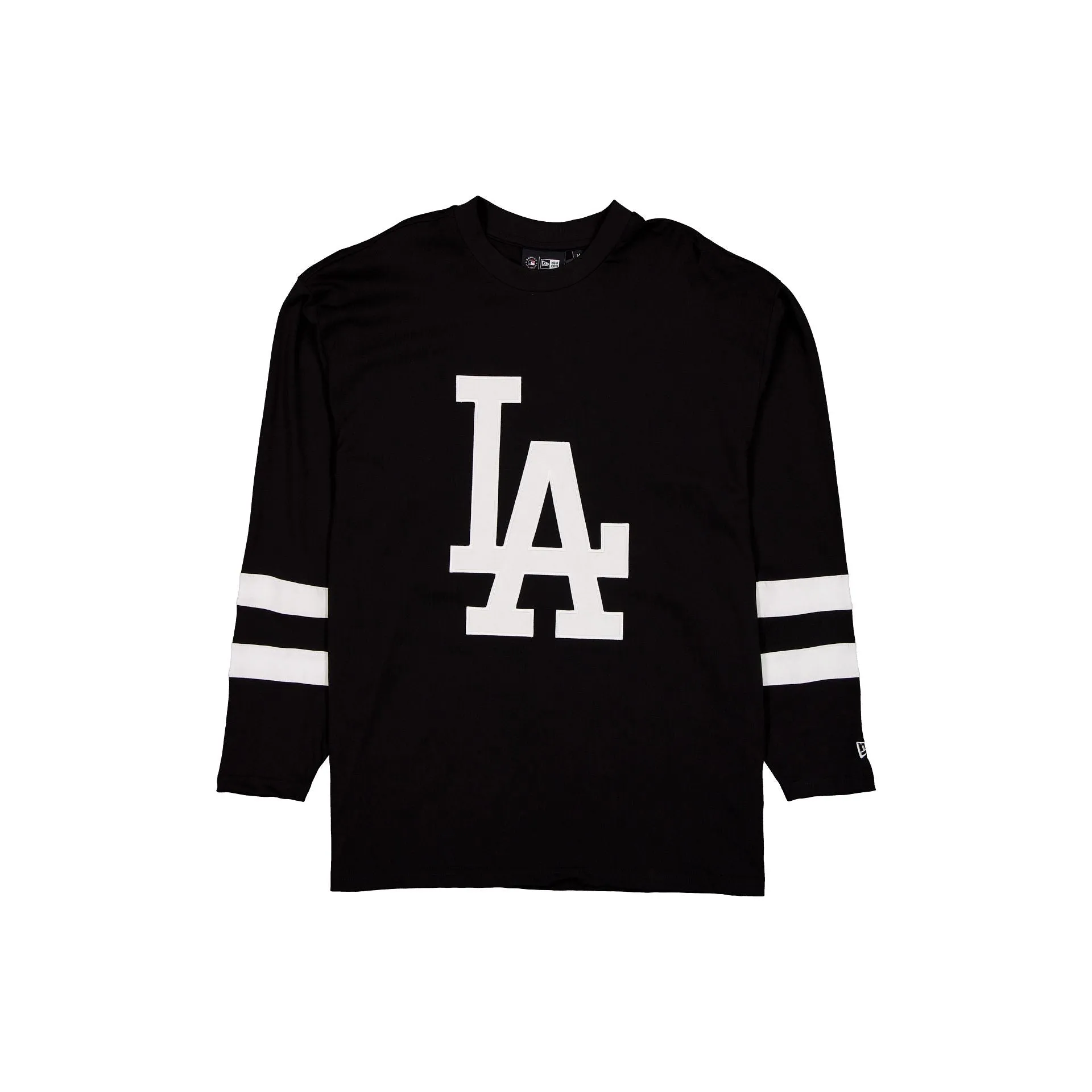 Los Angeles Dodgers Black Oversized Long-Sleeve T-Shirt sold by New Era