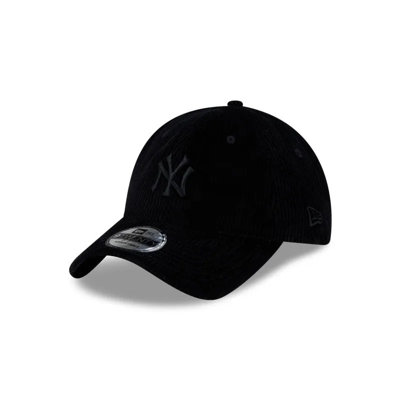 New York Yankees Black Corduroy 9TWENTY Adjustable Hat made by New Era