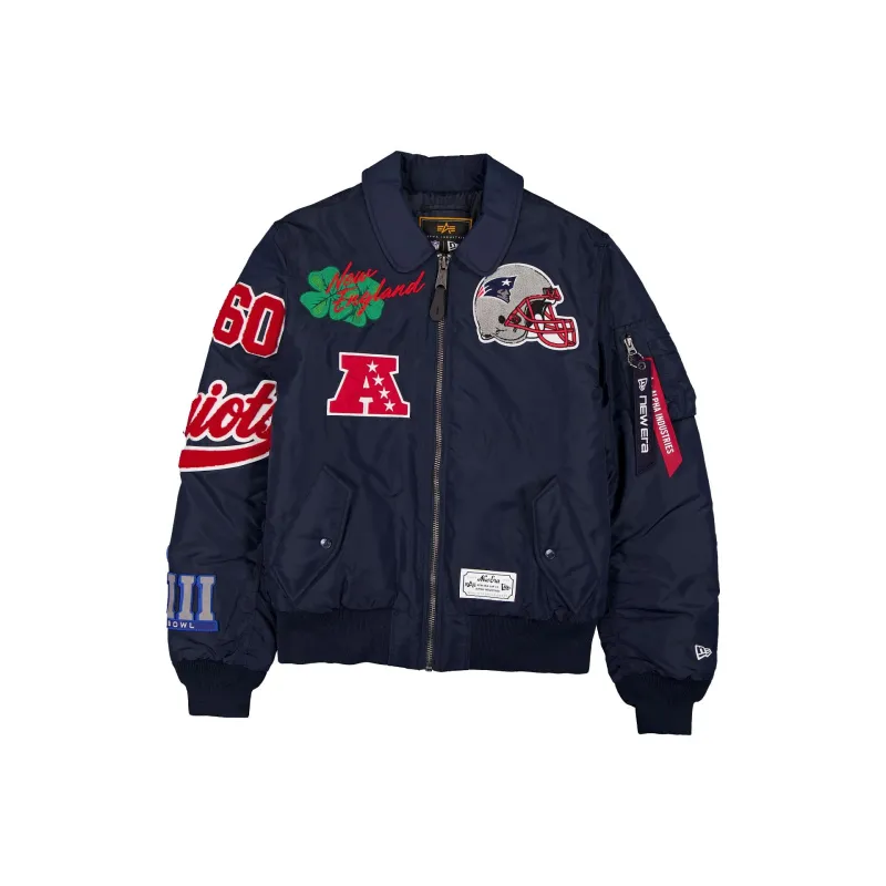 Alpha Industries x New England Patriots MA-1 Flight Jacket made by New Era