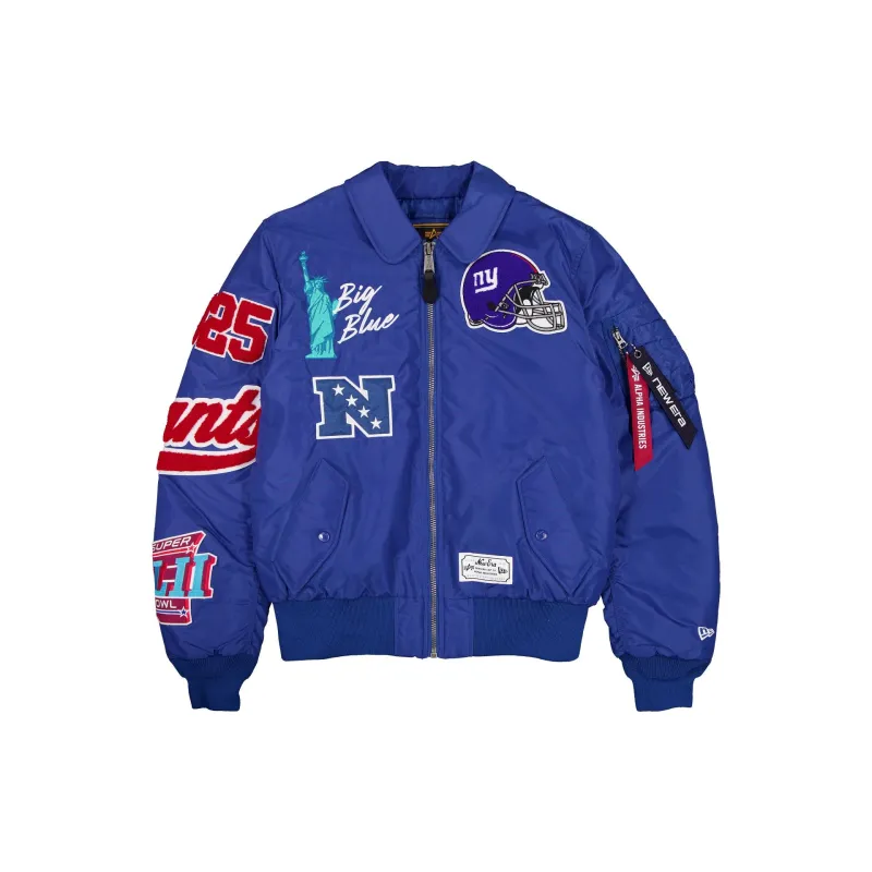 Alpha Industries x New York Giants MA-1 Flight Jacket made by New Era