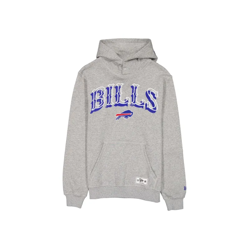 Buffalo Bills Heather Gray Varsity Hoodie made by New Era