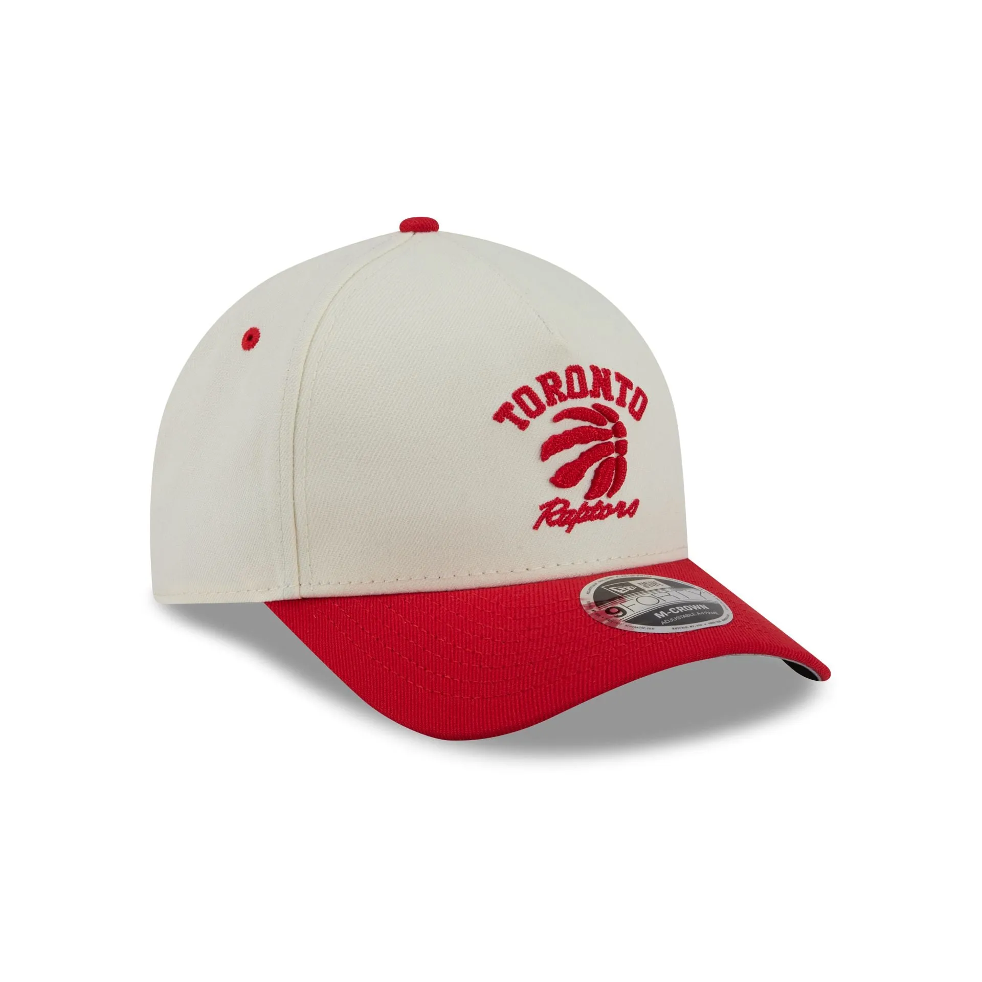 Toronto Raptors Arched Graphic Chrome White 9FORTY M-Crown A-Frame Snapback Hat sold by New Era product image thumbnail 3