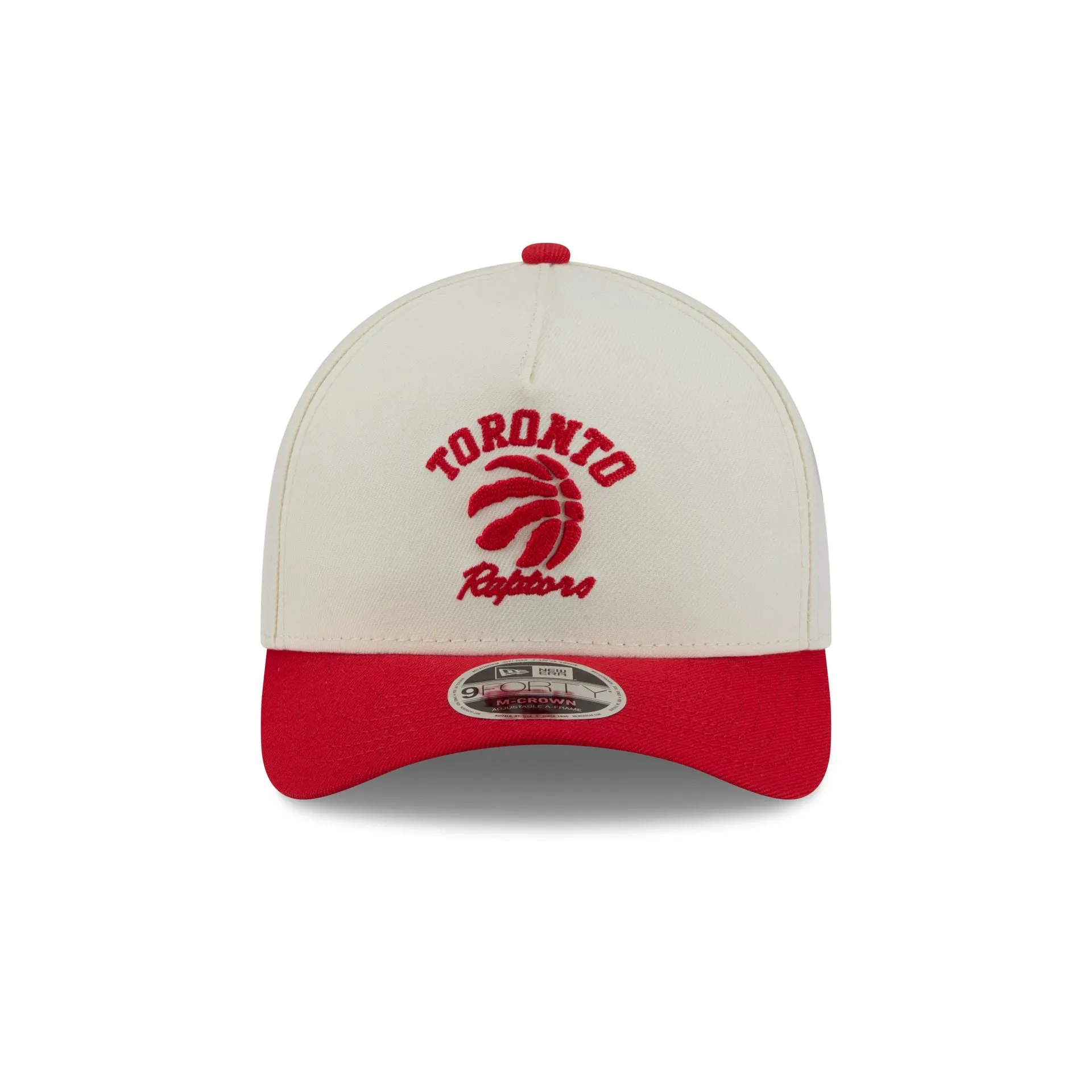 Toronto Raptors Arched Graphic Chrome White 9FORTY M-Crown A-Frame Snapback Hat sold by New Era product image thumbnail 2