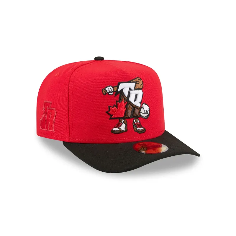 Toronto Raptors Cartoon 59FIFTY A-Frame Fitted Hat made by New Era