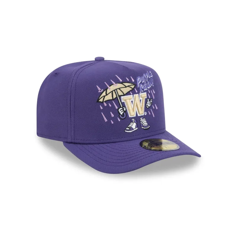 Washington Huskies Cartoon 59FIFTY A-Frame Fitted Hat made by New Era