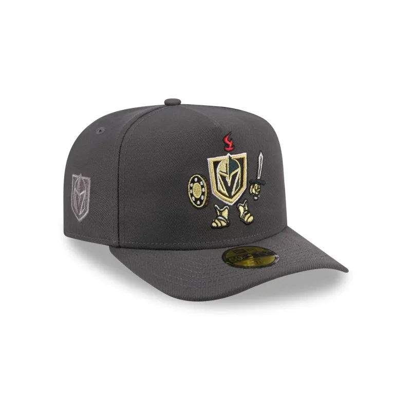 Vegas Golden Knights Cartoon 59FIFTY A-Frame Fitted Hat made by New Era