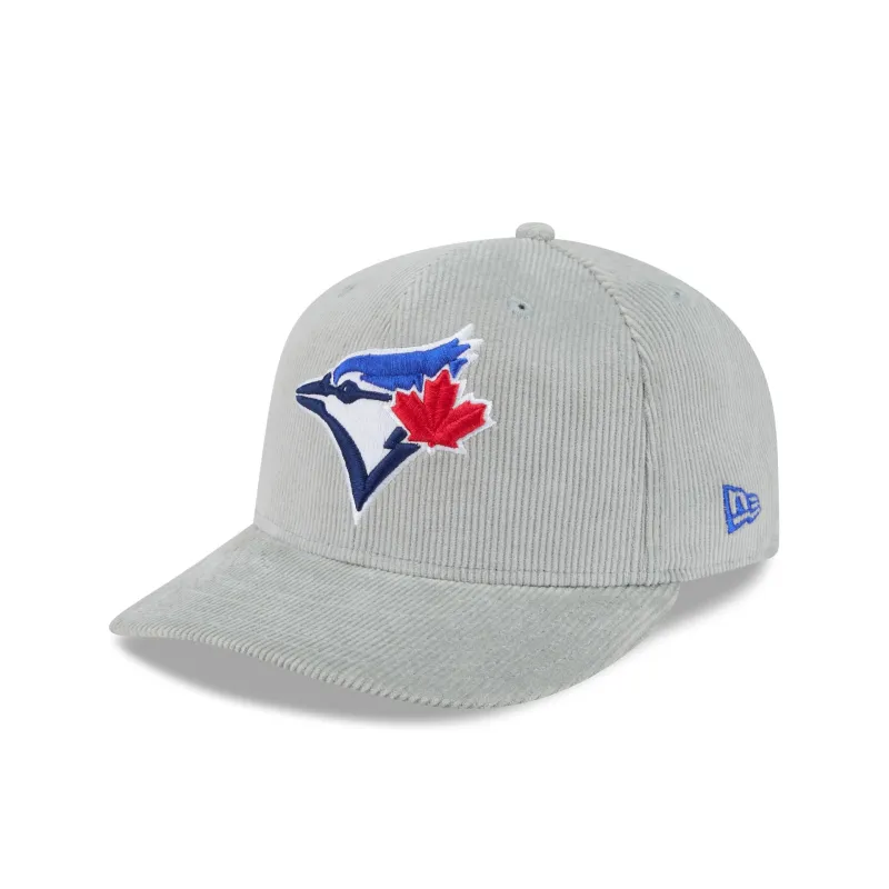 Toronto Blue Jays Light Gray Corduroy 59FIFTY Fitted Hat made by New Era