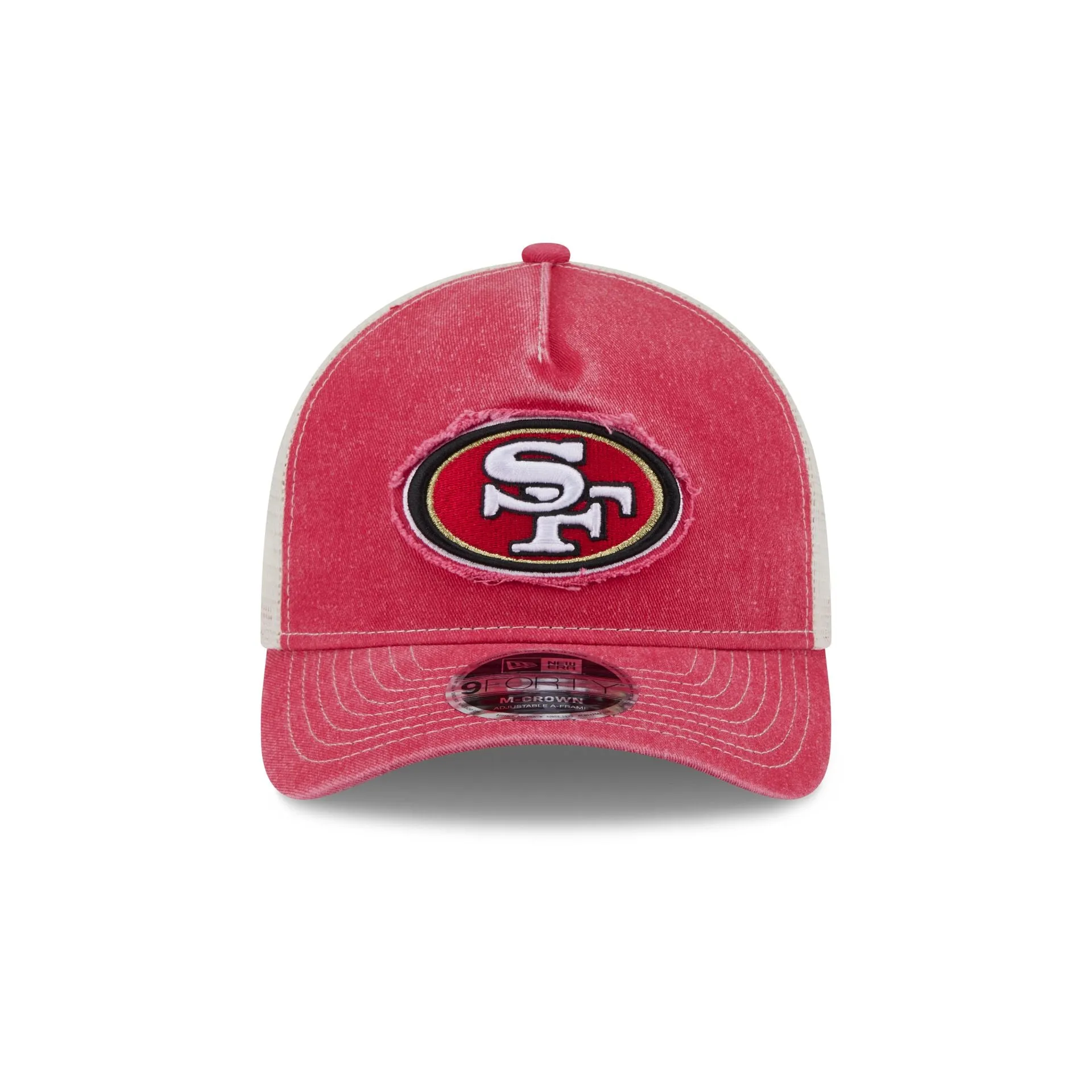 San Francisco 49ers Frayed Logo 9FORTY M-Crown A-Frame Trucker Hat sold by New Era product image thumbnail 2