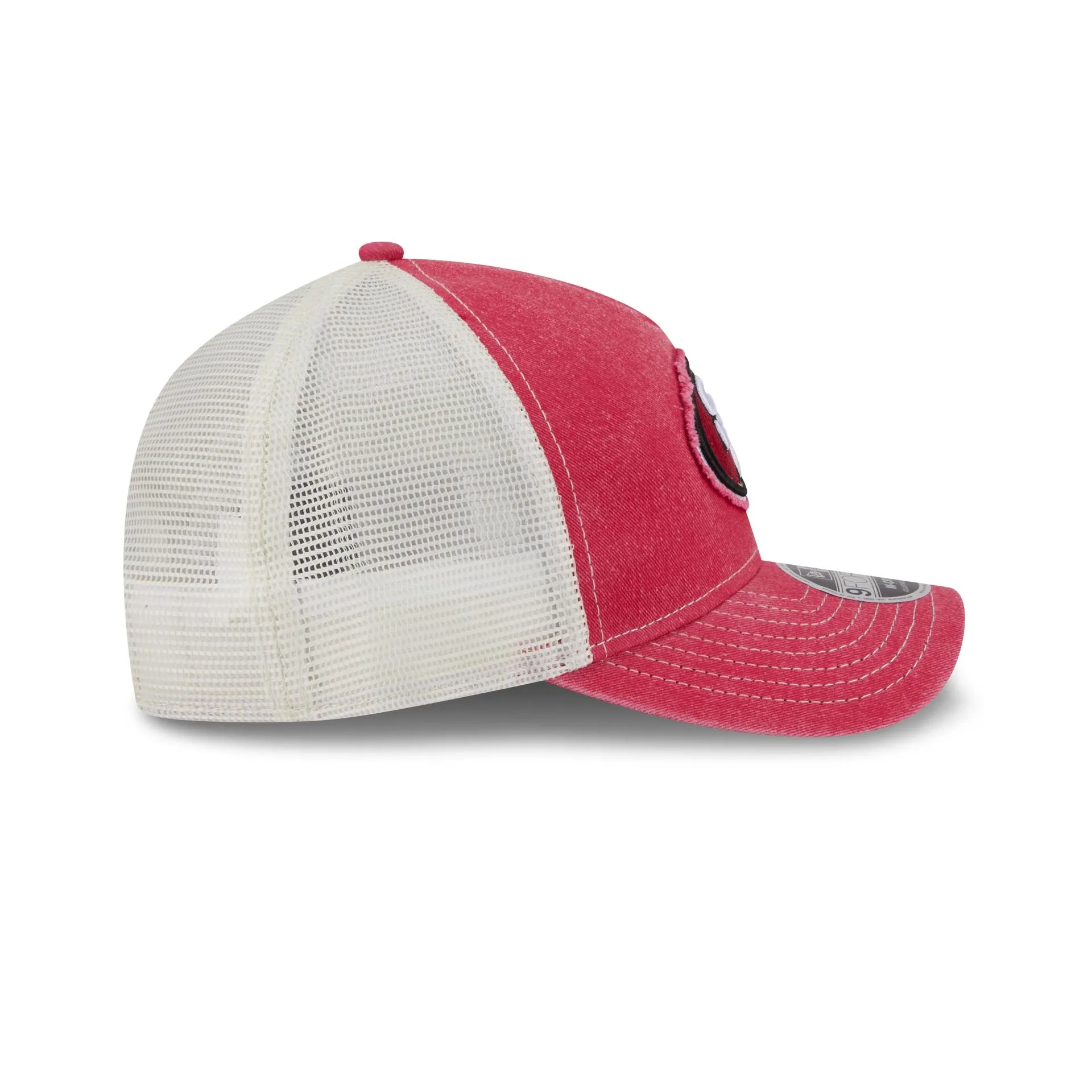 San Francisco 49ers Frayed Logo 9FORTY M-Crown A-Frame Trucker Hat sold by New Era product image thumbnail 5