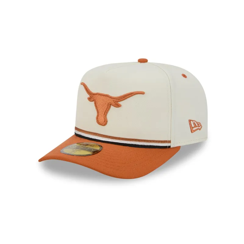 Texas Longhorns Vintage Stripe 59FIFTY A-Frame Fitted Hat made by New Era