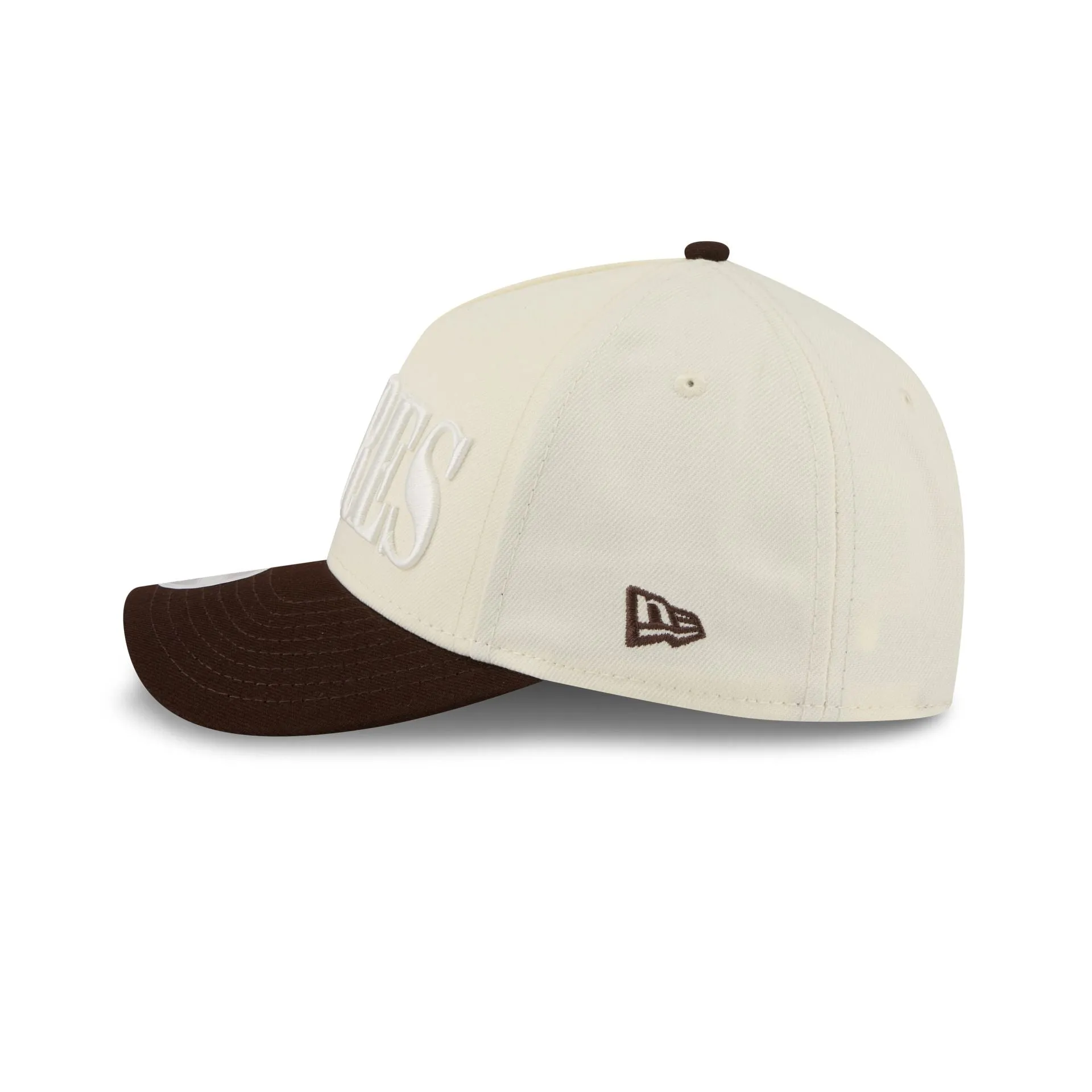 San Diego Padres Two Tone Chrome Women's 9FORTY M-Crown A-Frame Snapback Hat sold by New Era product image thumbnail 5