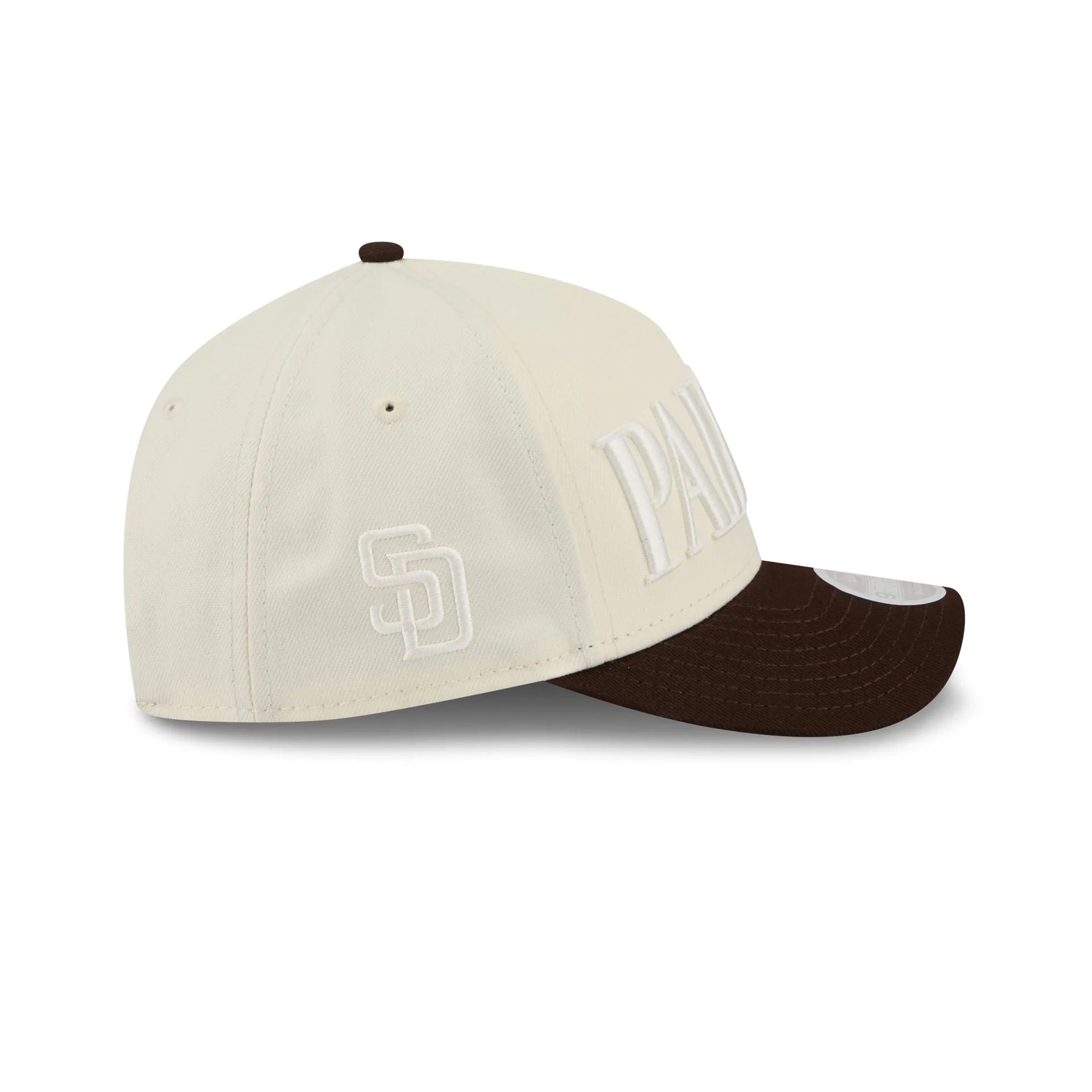 San Diego Padres Two Tone Chrome Women's 9FORTY M-Crown A-Frame Snapback Hat sold by New Era product image thumbnail 4