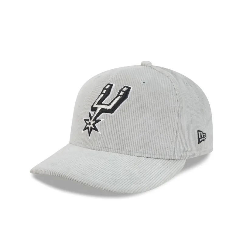 San Antonio Spurs Light Gray Corduroy 59FIFTY Fitted Hat made by New Era