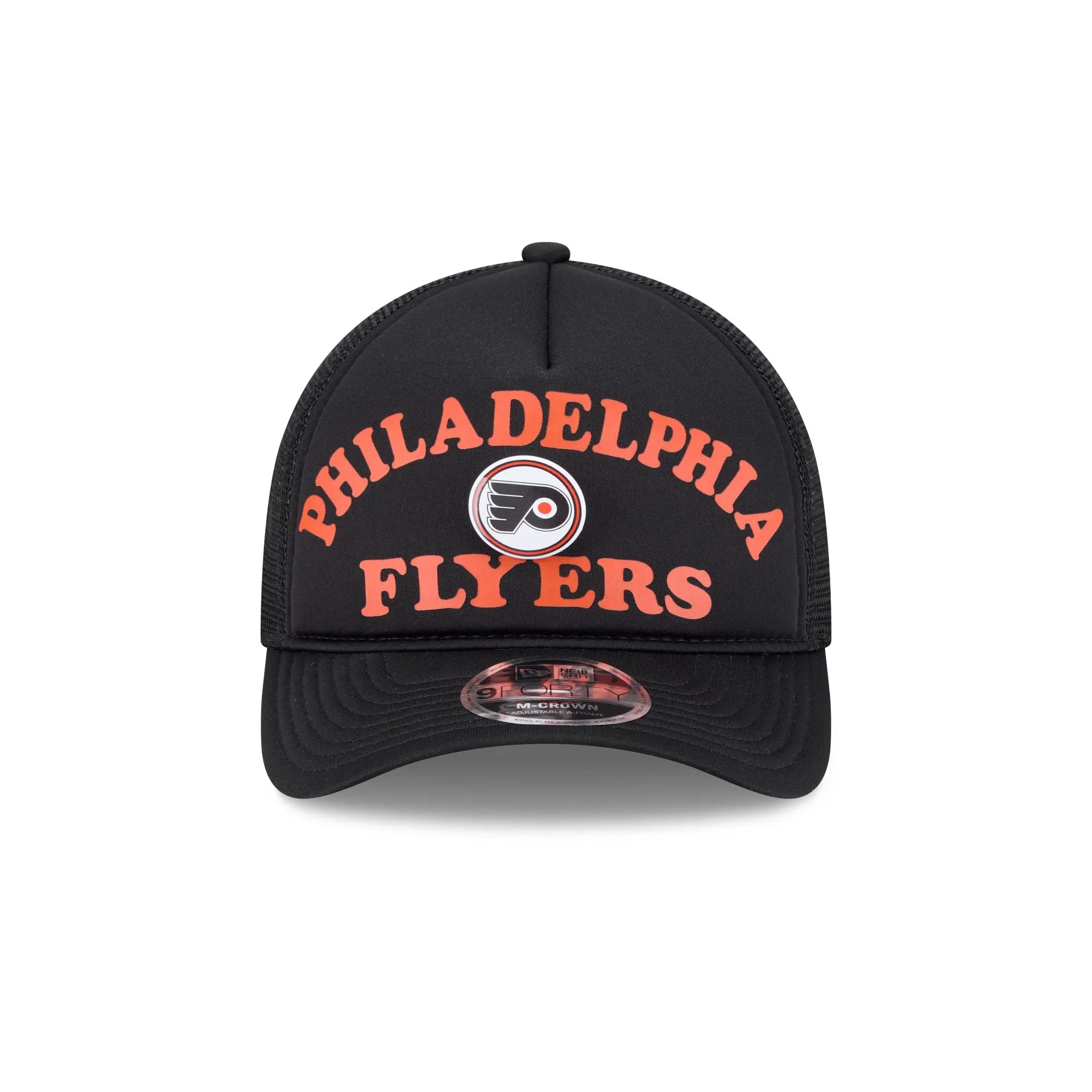 Philadelphia Flyers Button 9FORTY M-Crown A-Frame Trucker Hat sold by New Era product image thumbnail 2