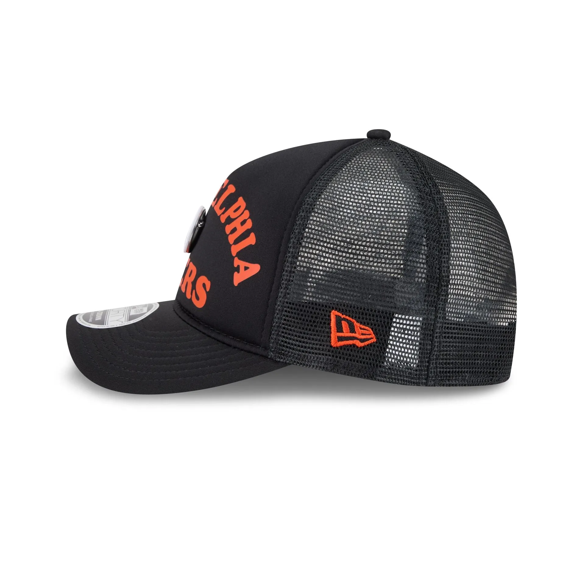 Philadelphia Flyers Button 9FORTY M-Crown A-Frame Trucker Hat sold by New Era product image thumbnail 4