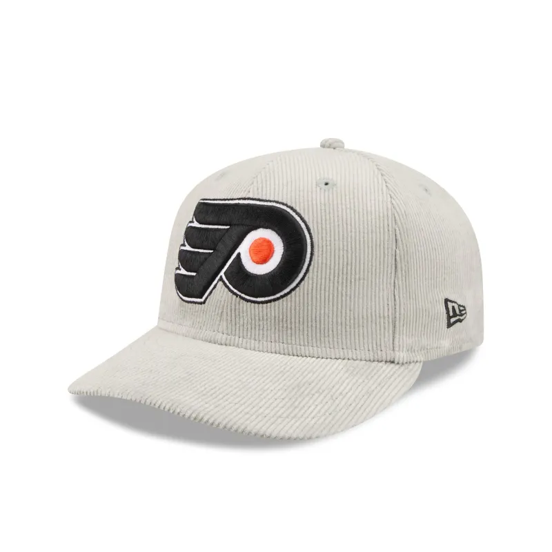 Philadelphia Flyers Light Gray Corduroy 59FIFTY Fitted Hat made by New Era