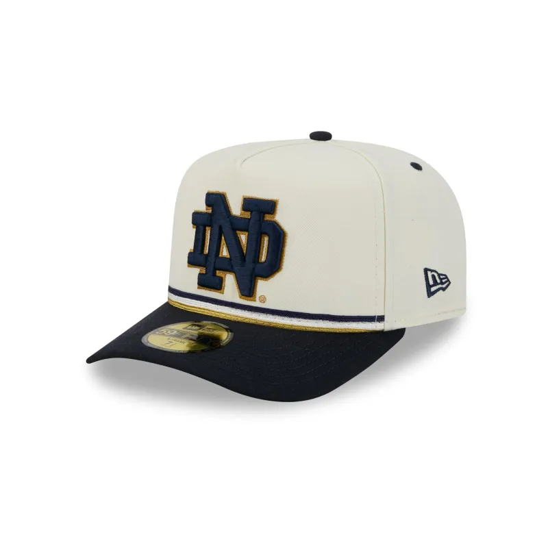 Notre Dame Fighting Irish Vintage Stripe 59FIFTY A-Frame Fitted Hat made by New Era