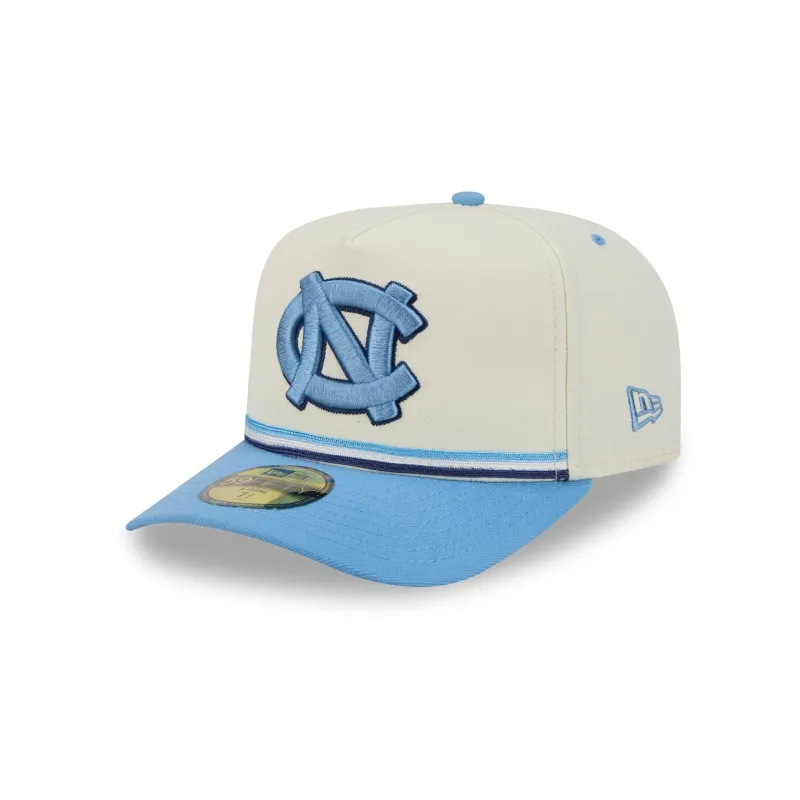 North Carolina Tar Heels Vintage Stripe 59FIFTY A-Frame Fitted Hat made by New Era