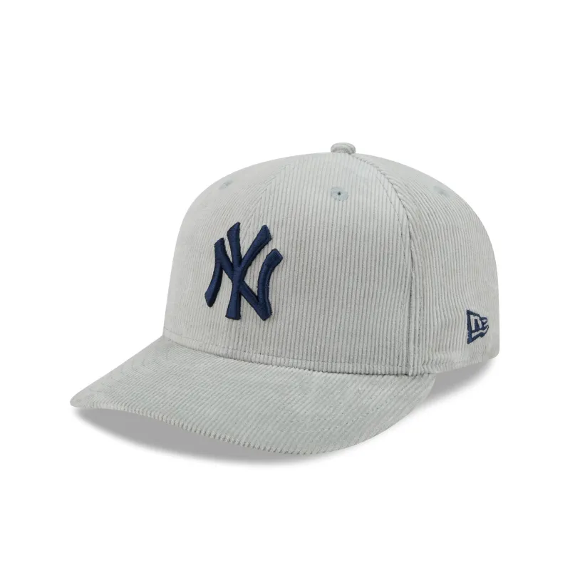 New York Yankees Light Gray Corduroy 59FIFTY Fitted Hat made by New Era