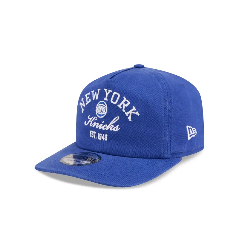 New York Knicks Arched Graphic 19TWENTY Snapback Hat made by New Era