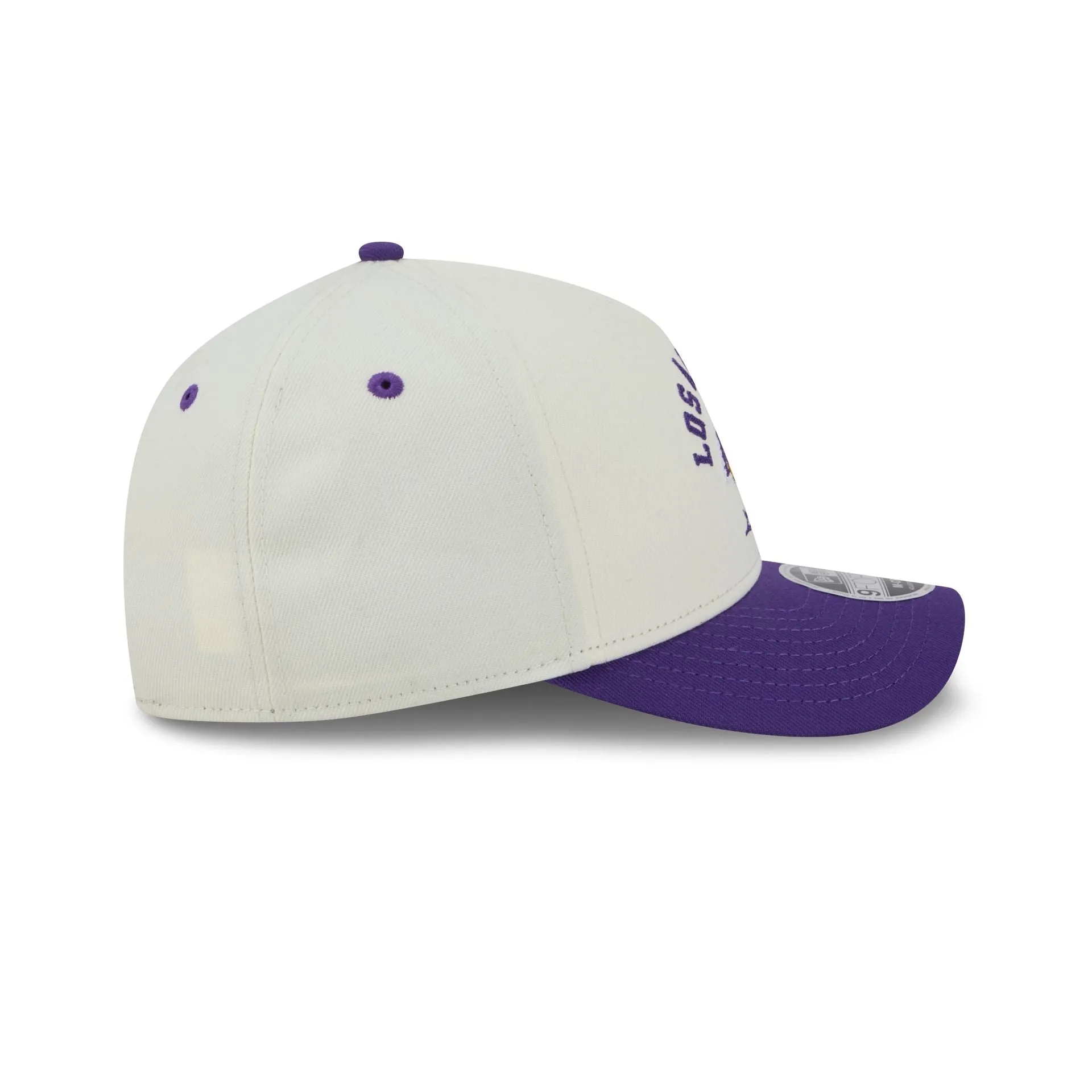 Los Angeles Lakers Arched Graphic Chrome White 9FORTY M-Crown A-Frame Snapback Hat sold by New Era product image thumbnail 5