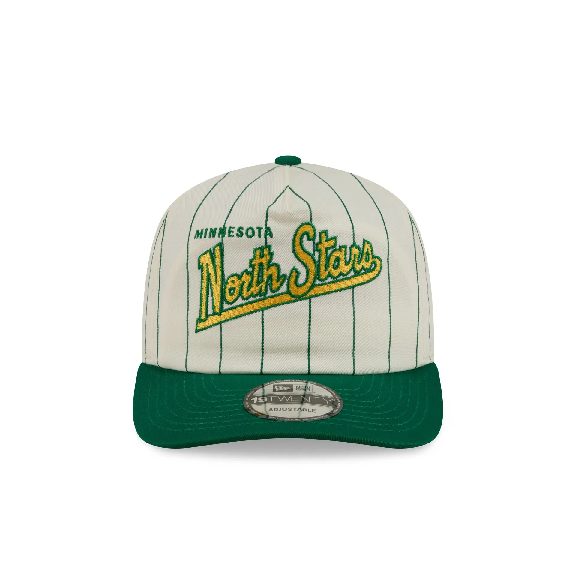Minnesota North Stars Chrome White Pinstripe 19TWENTY Snapback Hat sold by New Era product image thumbnail 2