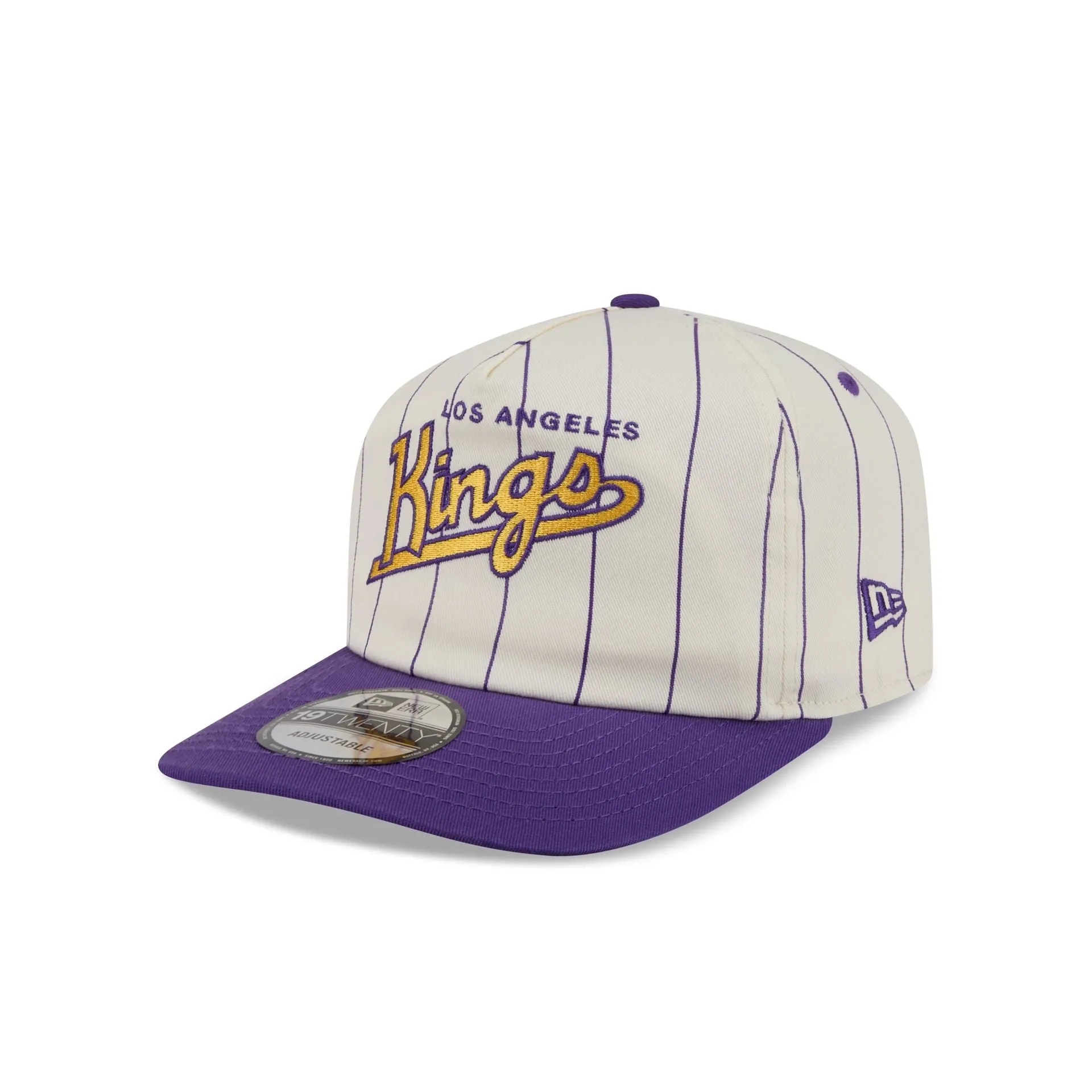Los Angeles Kings Chrome White Pinstripe 19TWENTY Snapback Hat sold by New Era product image thumbnail 3