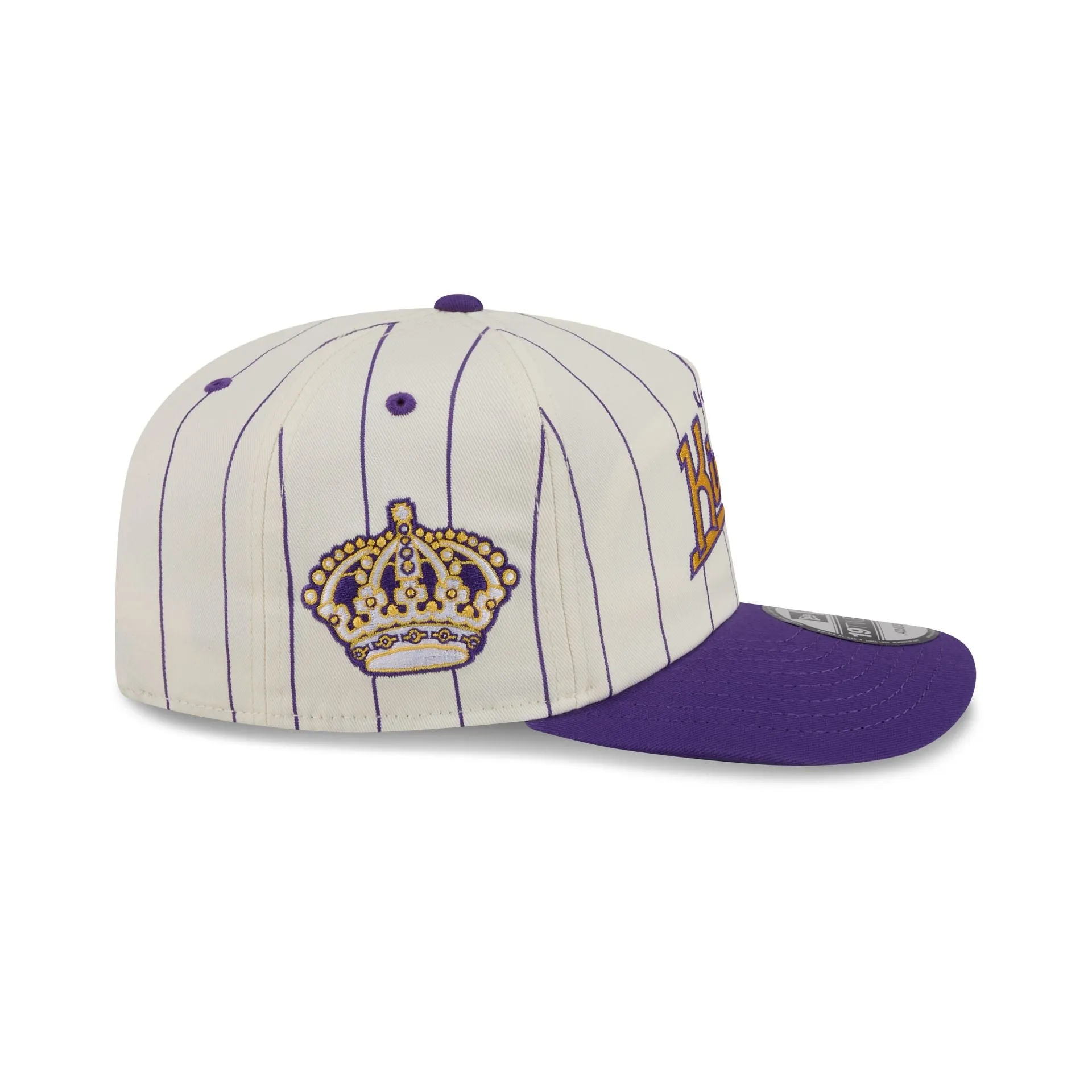 Los Angeles Kings Chrome White Pinstripe 19TWENTY Snapback Hat sold by New Era product image thumbnail 4