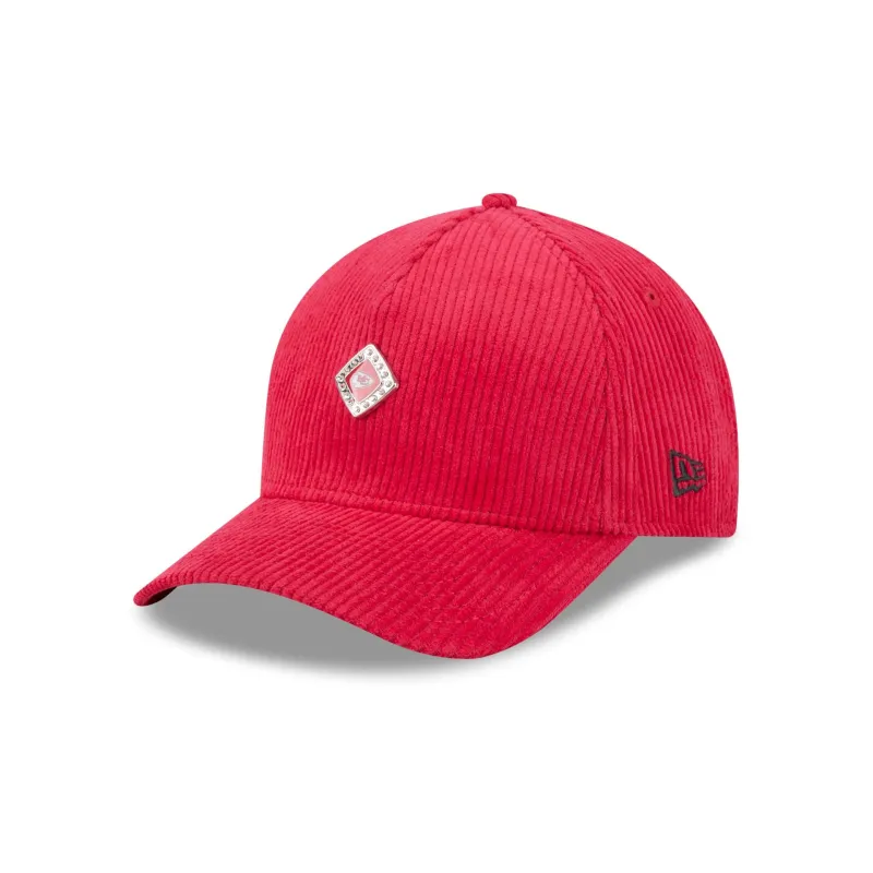 Kansas City Chiefs Corduroy Glam Women's 9FORTY M-Crown A-Frame Adjustable Hat made by New Era