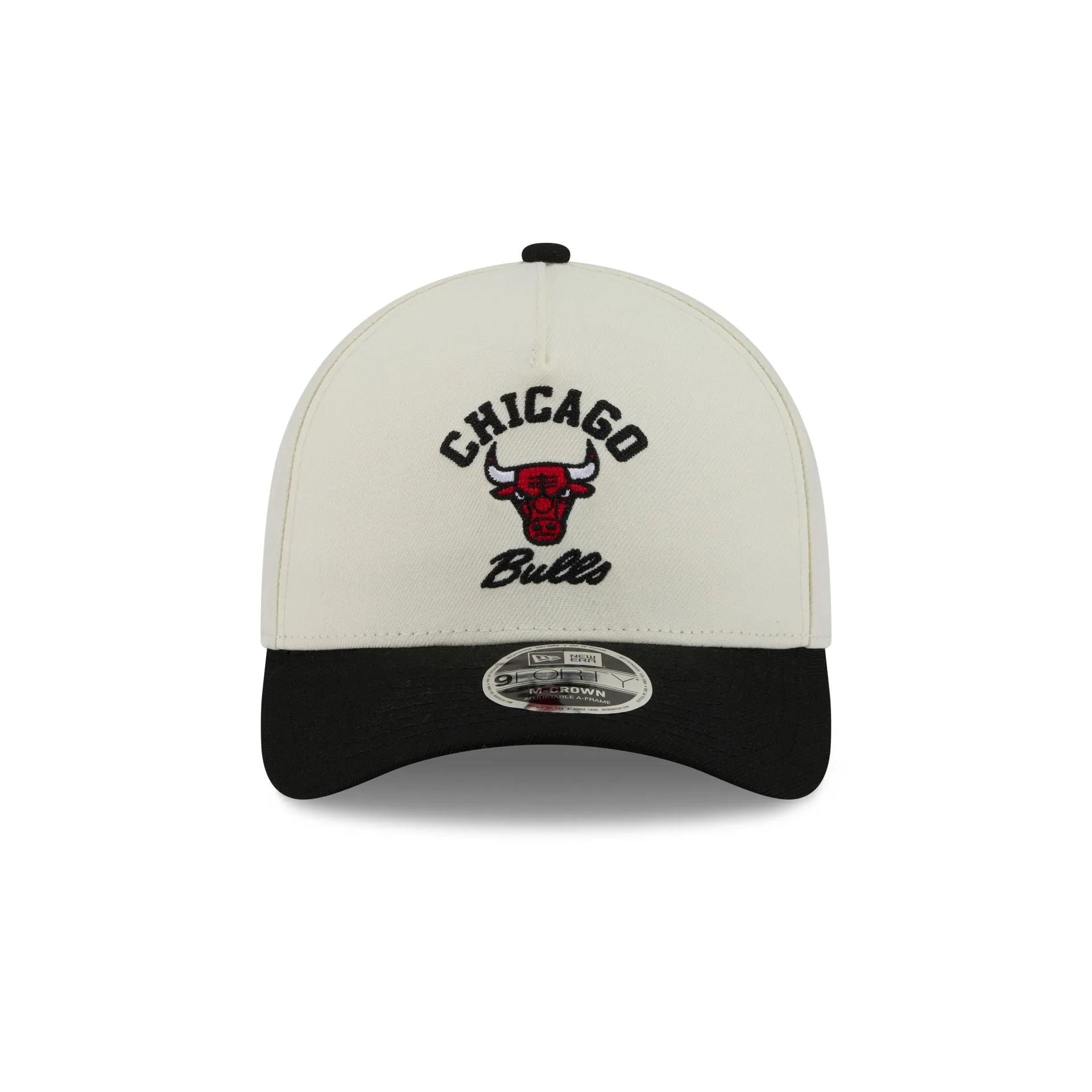 Chicago Bulls Arched Graphic Chrome White 9FORTY M-Crown A-Frame Snapback Hat sold by New Era product image thumbnail 2