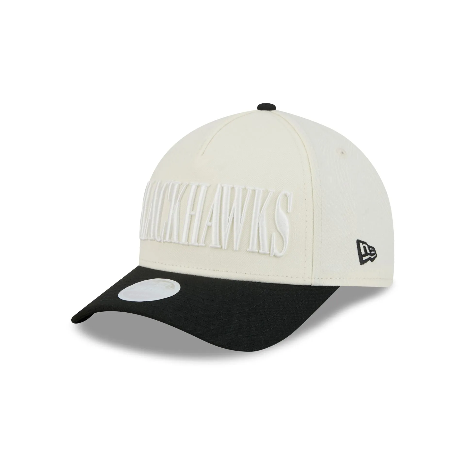 Chicago Blackhawks Two Tone Chrome Women's 9FORTY M-Crown A-Frame Snapback Hat sold by New Era product image thumbnail 3