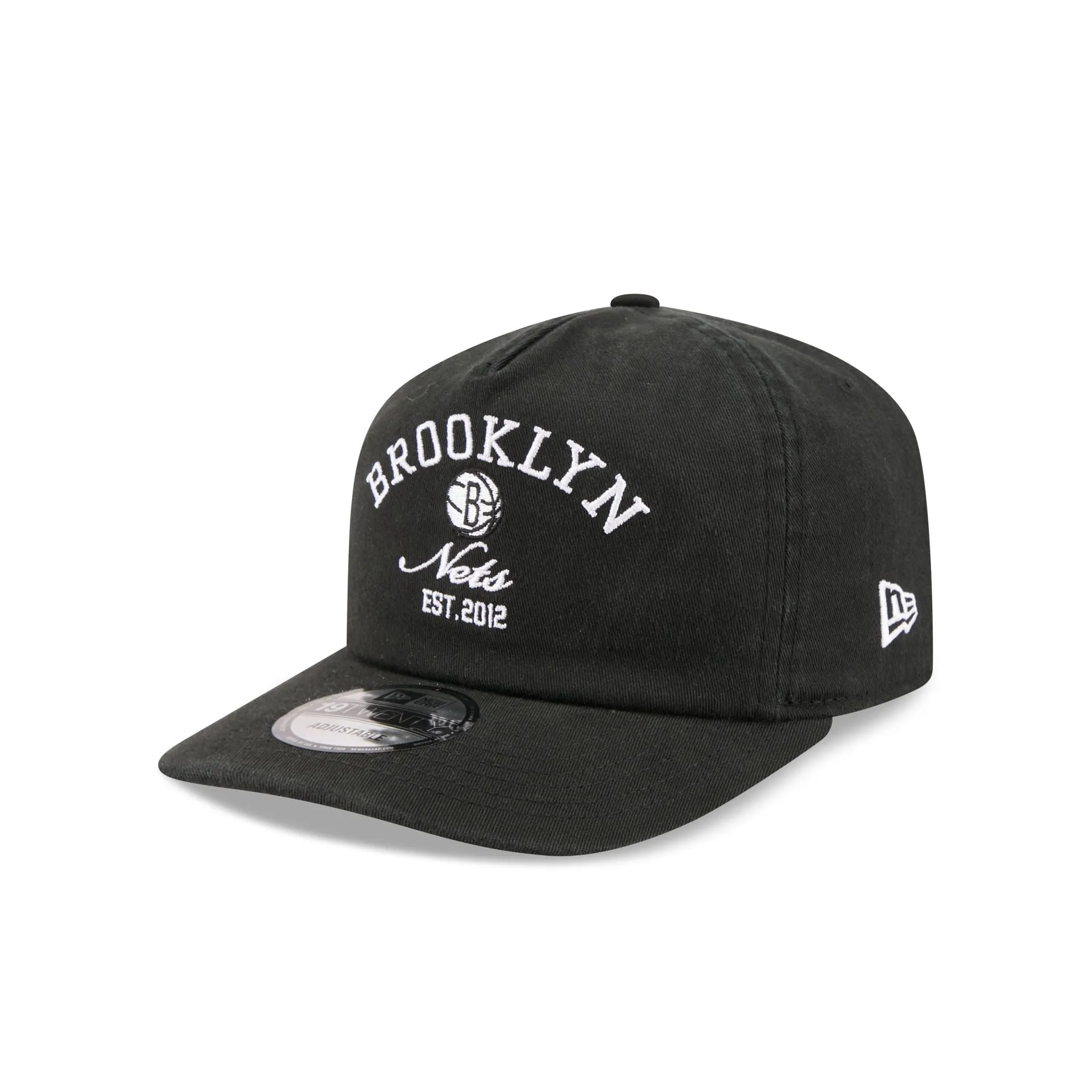 Brooklyn Nets Arched Graphic 19TWENTY Snapback Hat sold by New Era