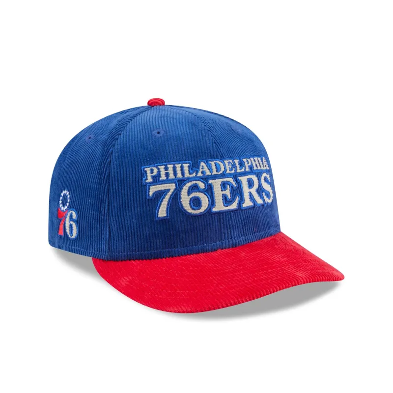 Philadelphia 76ers Two Tone Corduroy 9FIFTY Snapback Hat made by New Era