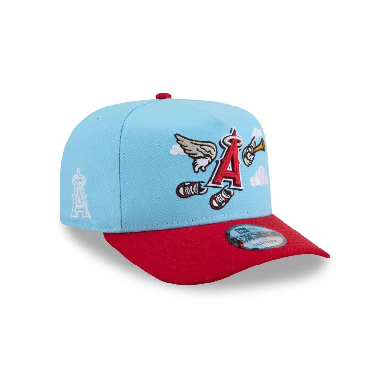 Los Angeles Angels Cartoon 9FIFTY A-Frame Snapback Hat made by New Era