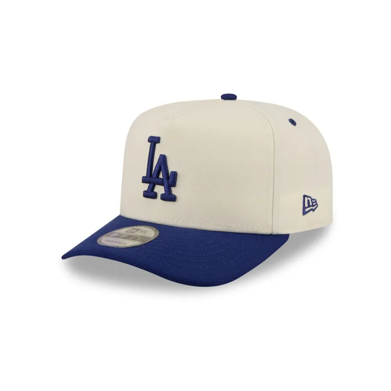 Los Angeles Dodgers Statement Back Chrome White 9FIFTY A-Frame Snapback Hat made by New Era