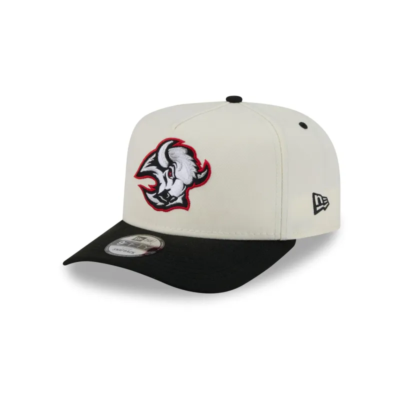 Buffalo Sabres Statement Back Chrome White 9FIFTY A-Frame Snapback Hat made by New Era