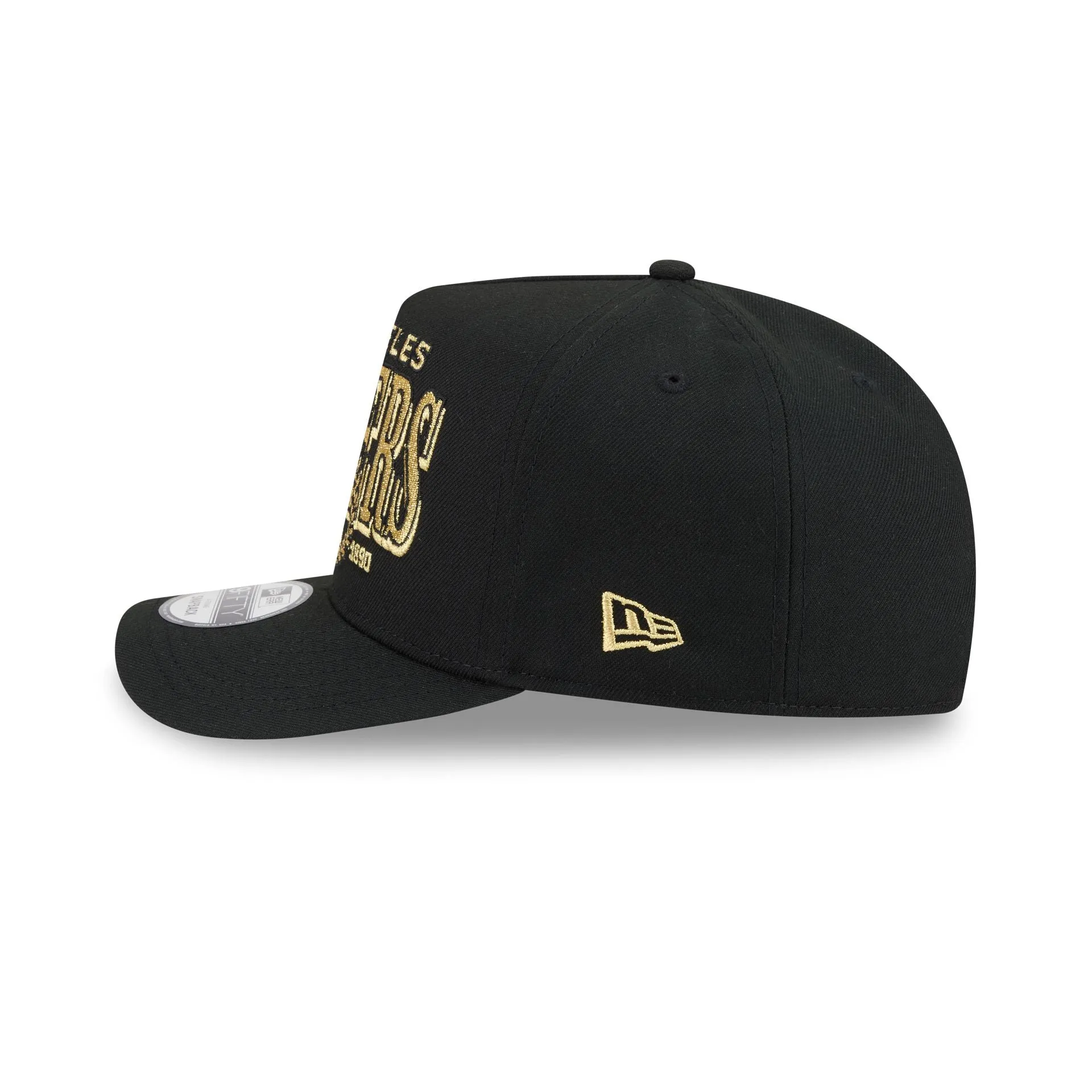 Los Angeles Dodgers Gold Laurel Black 9FIFTY A-Frame Snapback Hat sold by New Era product image thumbnail 4