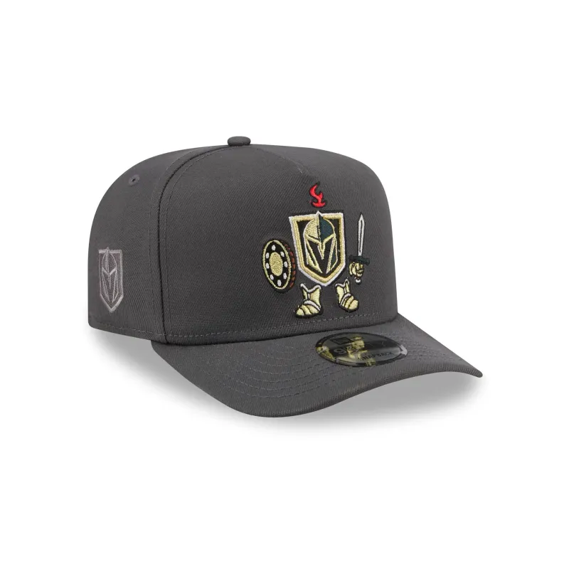 Vegas Golden Knights Cartoon 9FIFTY A-Frame Snapback Hat made by New Era