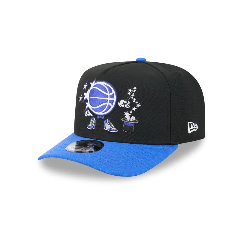 Orlando Magic Cartoon 9FIFTY A-Frame Snapback Hat made by New Era