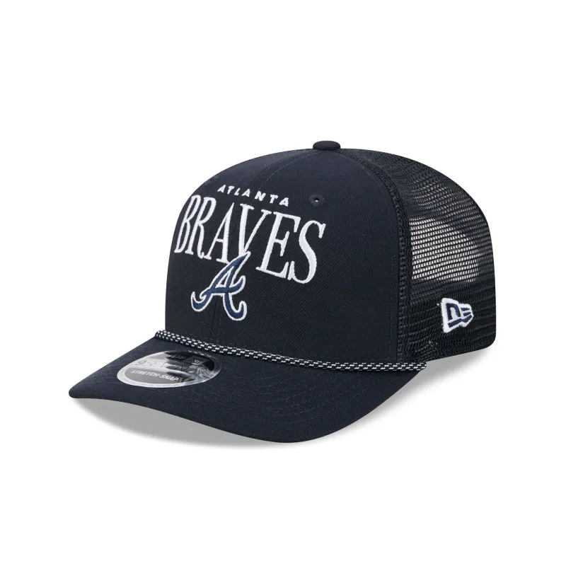 Atlanta Braves Tonal 9SEVENTY Trucker Hat made by New Era