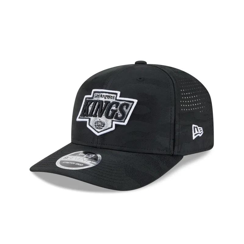 Los Angeles Kings Black Camo Performance 9SEVENTY Stretch-Snap Hat made by New Era