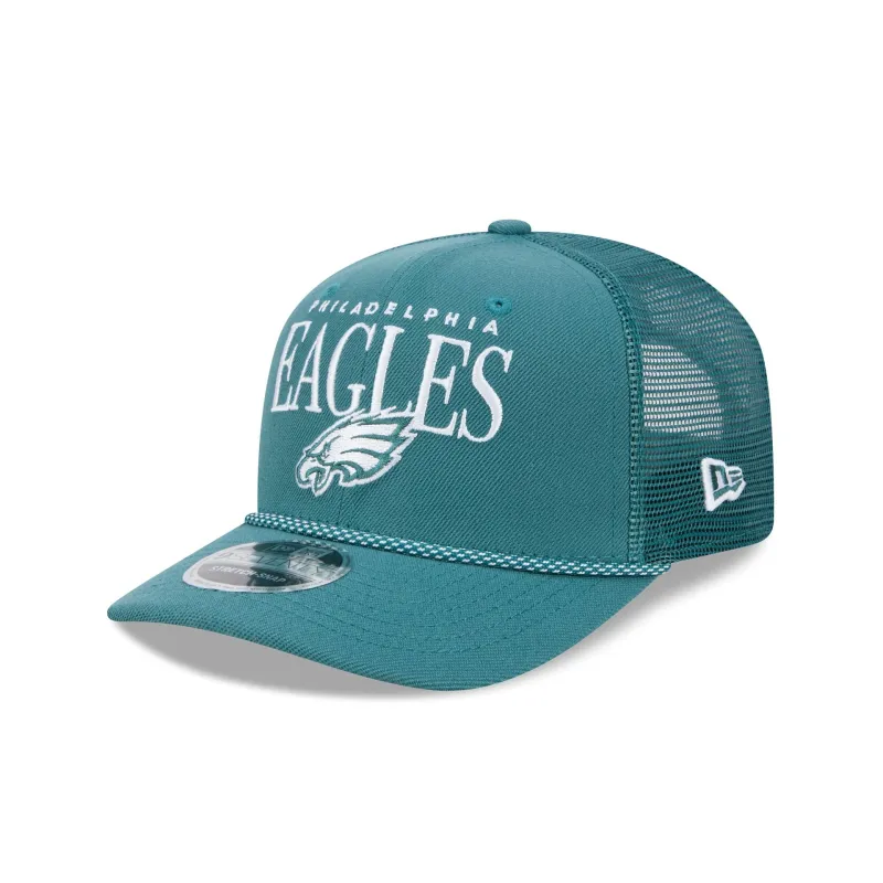 Philadelphia Eagles Tonal 9SEVENTY Trucker Hat made by New Era