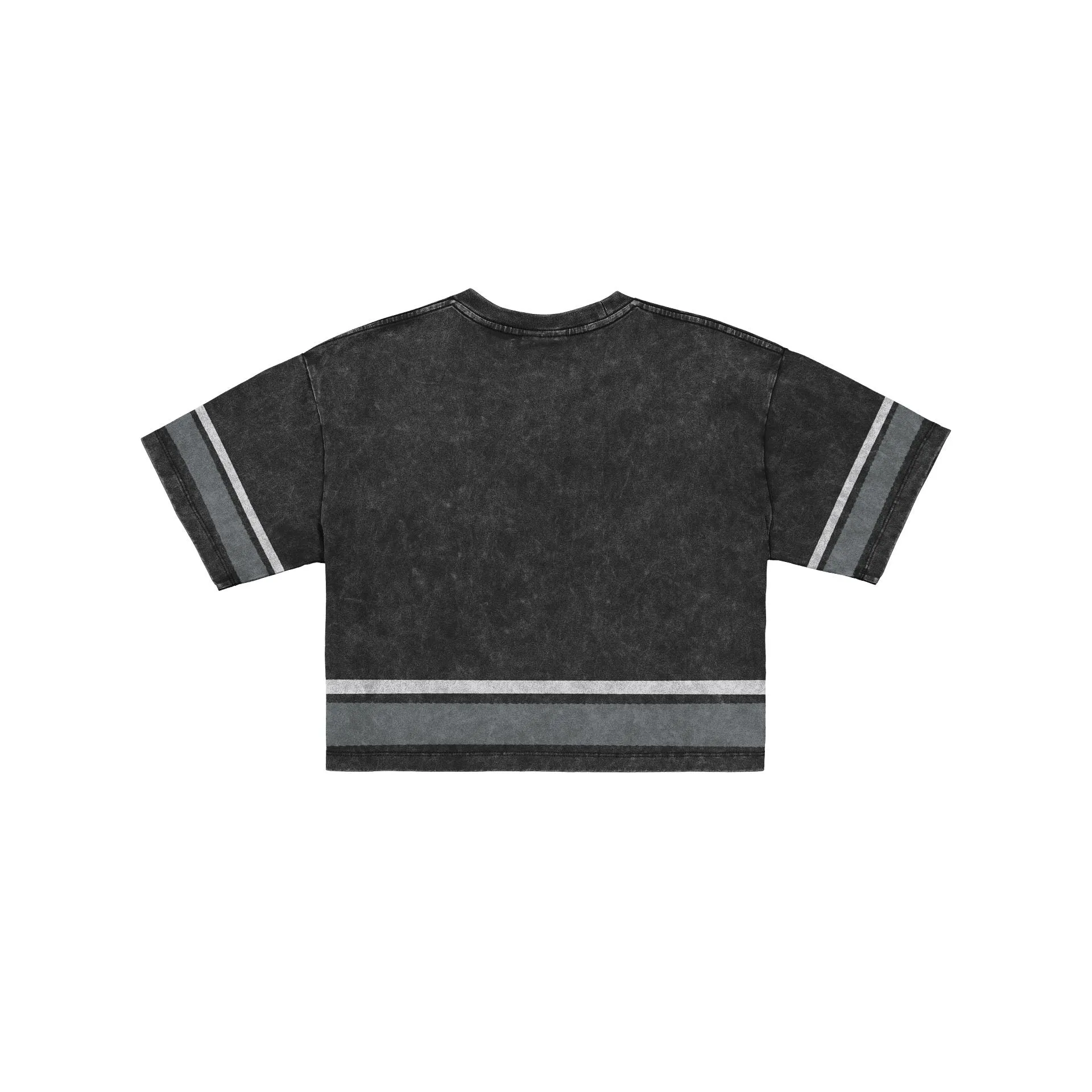 Las Vegas Raiders Women's Vintage Stripe Cropped T-Shirt sold by New Era product image thumbnail 2