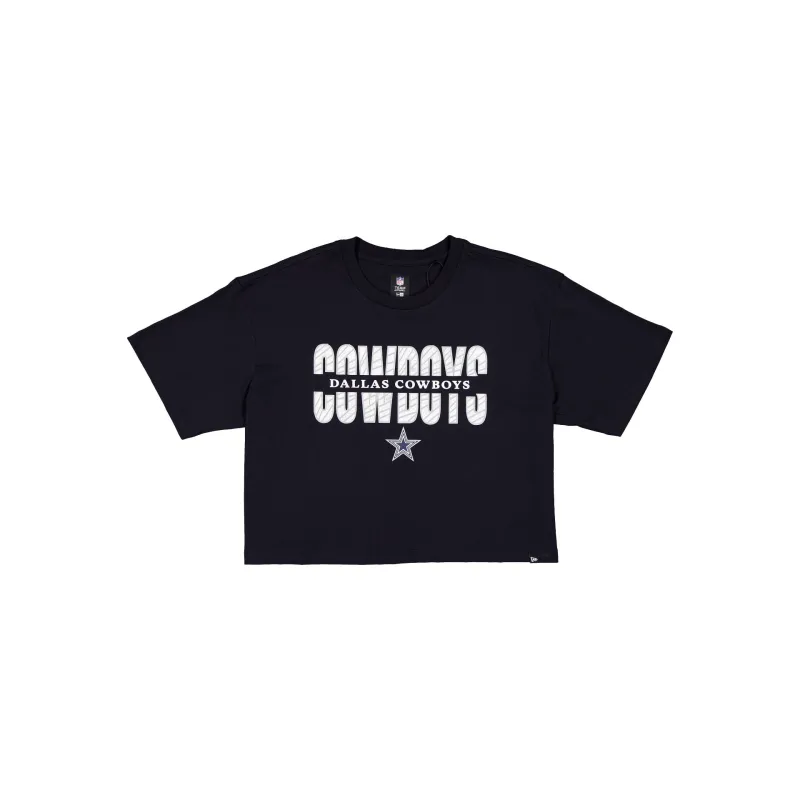 Dallas Cowboys Women's Cropped Split T-Shirt made by New Era