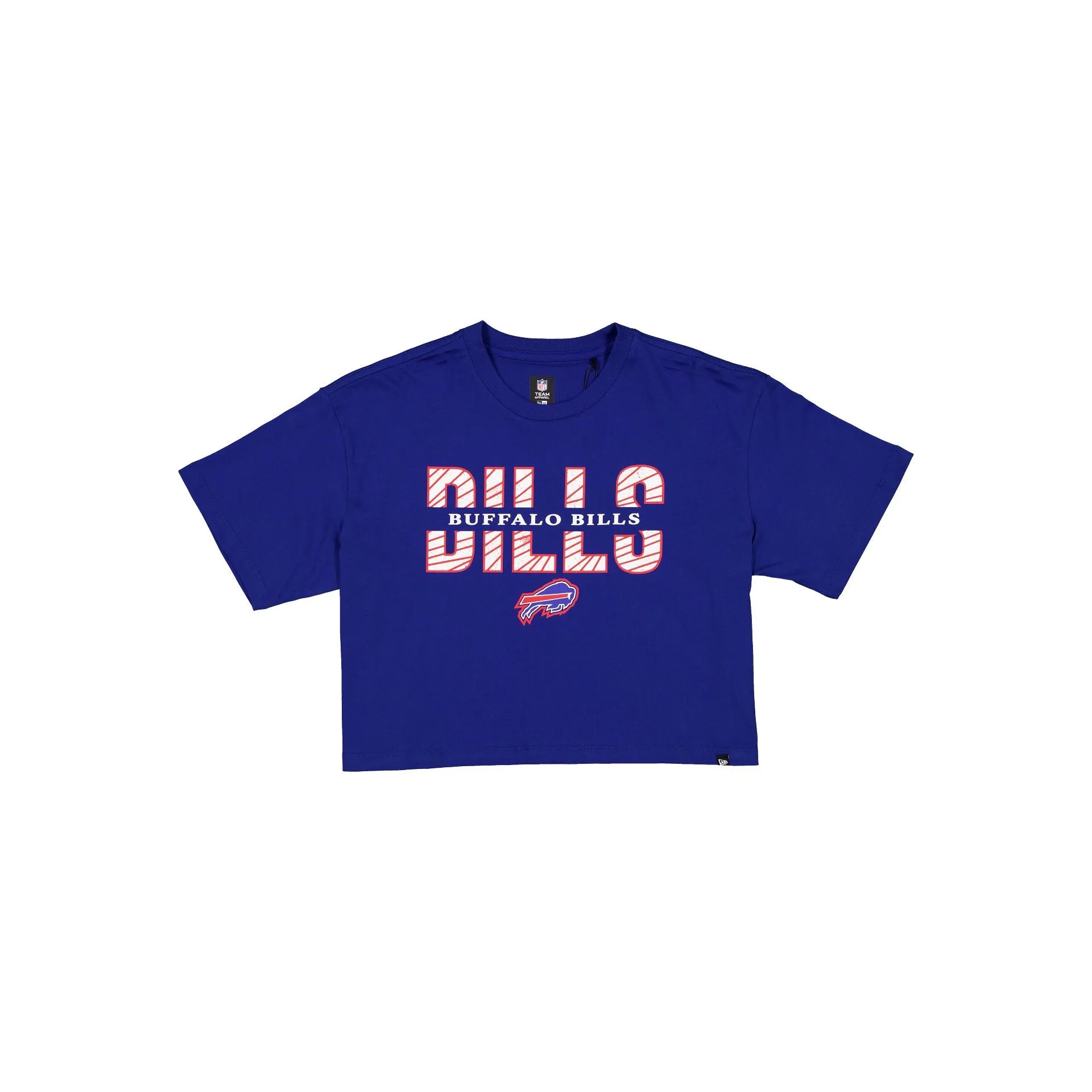 Buffalo Bills Women's Cropped Split T-Shirt sold by New Era