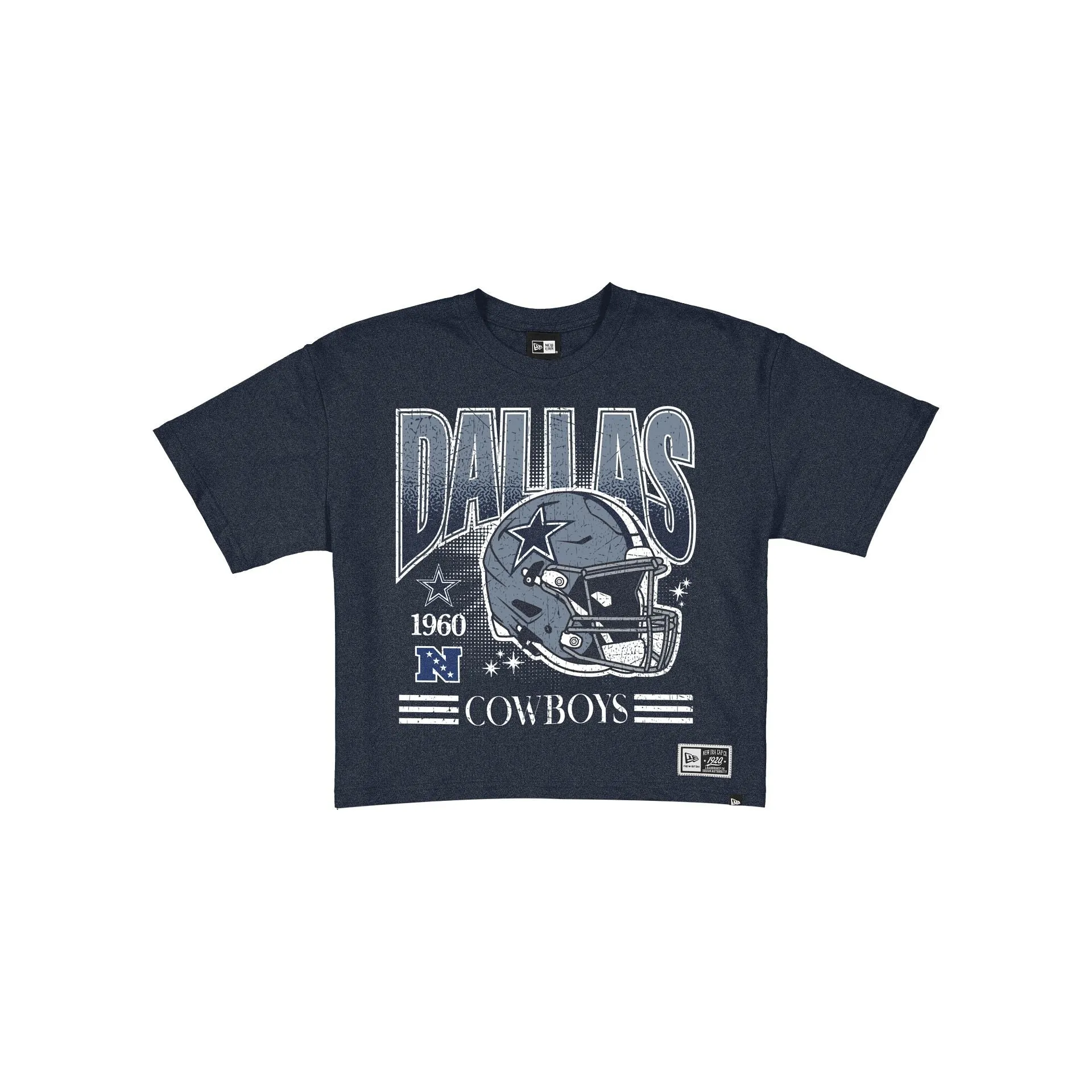 Dallas Cowboys Women's Throwback Cropped Graphic T-Shirt sold by New Era