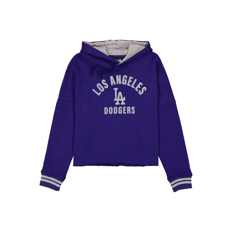 Los Angeles Dodgers Women's Collegiate Cropped Hoodie made by New Era